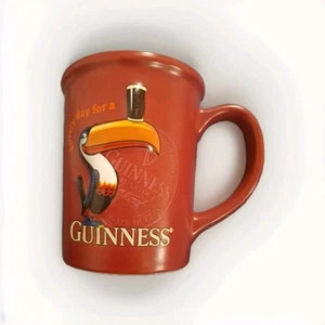 Guinness  - "Lovely Day for a Guinness" Toucan Coffee Mug - Red - 16 OZ - Picture 1 of 4