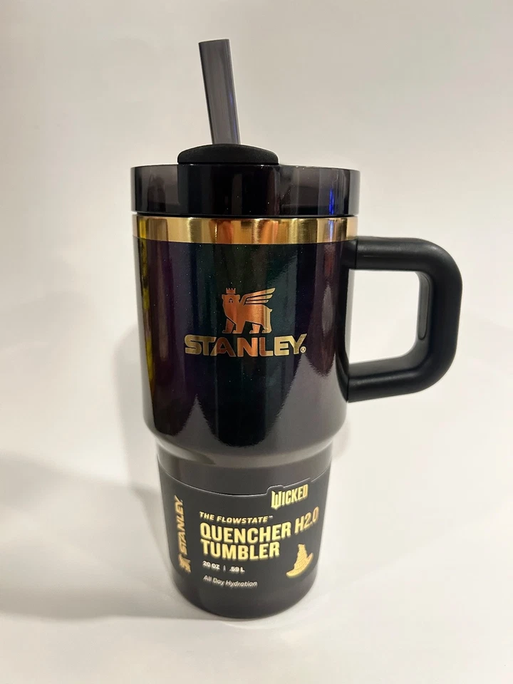 EN CAJA Target Stanley x Wicked For Good 20oz FlowState vaso apagador ELPHABA Foto 1 de 3