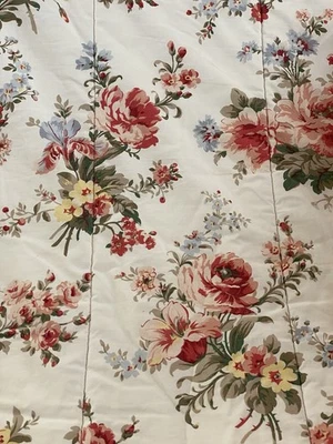 Enagua Edredón Ralph Lauren REY Floral Algodón EE. UU. VINTAGE Foto 1 de 4