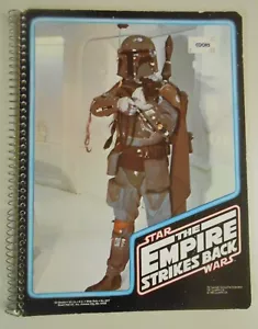 Star Wars The Empire Strikes Back 1980 Stuart Hall Spiral Notebook Boba Fett - Picture 1 of 8