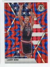 2019-20 Larry Bird Panini Mosaic Hall Of Fame #254 Blue Reactive USA TEAM 