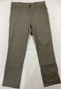 Weatherproof Chino Pants with Zipper Pocket Men's 34x29 Brown - Picture 1 of 11