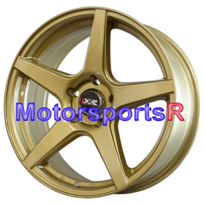 18 18x7.5 ET +38 XXR 535 Gold Concave Wheels Rims 5x100 Single Drilled Scion FRS Foto 1 de 4