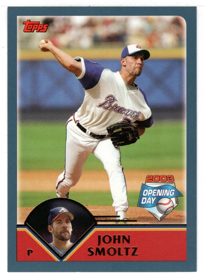 John Smoltz - Atlanta Braves - 2003 Topps Opening Day Baseball # 70 MT - Image 1 of 1