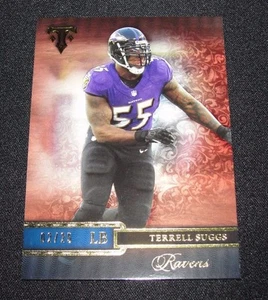 2014 Triple Threads TERRELL SUGGS #48 Sapphire/25 Baltimore RAVENS Arizona State - Picture 1 of 2