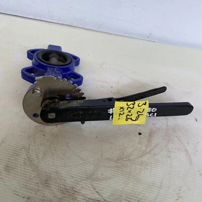 BETTAFLO 2" DN50 stainless disc wafer butterfly valve 16bar + HANDLE - Image 1 of 4