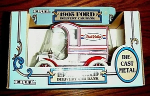 Ertl Maßstab 1:25 1905 Ford Lieferwagen Bank Druckguss Metall - Bild 1 von 6