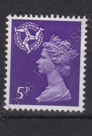 ISLE OF MAN SG 10 MNH MINT STAMP 5p REDDISH VIOLET 2B Regional Machin Definitive - Image 1 of 1