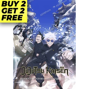 Jujutsu Kaisen Season 2 V2 Anime Poster A5 A4 A3 A2 A1 Print Room Wall Art Decor - Picture 1 of 12