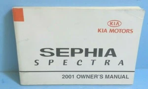 01 2001 Kia Sephia Spectra manual del propietario - Imagen 1 de 1