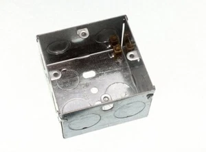 Caja De Patente De Metal De 5 X 1 Gang Simple De 47Mm | Onestopdiy Nueva - Imagen 1 de 1