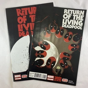 Return of the Living Deadpool 1 & 2 Comic Book Lot Set Marvel Comics #1 And #2 - Picture 1 of 5