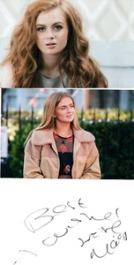 EASTENDERS/DANCING: MAISIE SMITH SIGNED 6x4 WHITECARD+2 UNSIGNED PHOTOS+COA - Picture 1 of 1