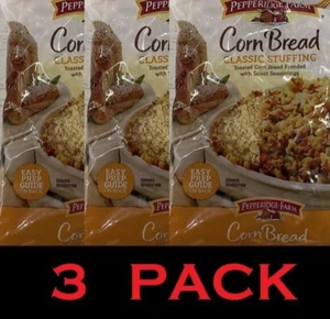 Pepperidge Farm CORN BREAD CLASSIC STUFFING 12 oz Bag - 3 PACK - Picture 1 of 3