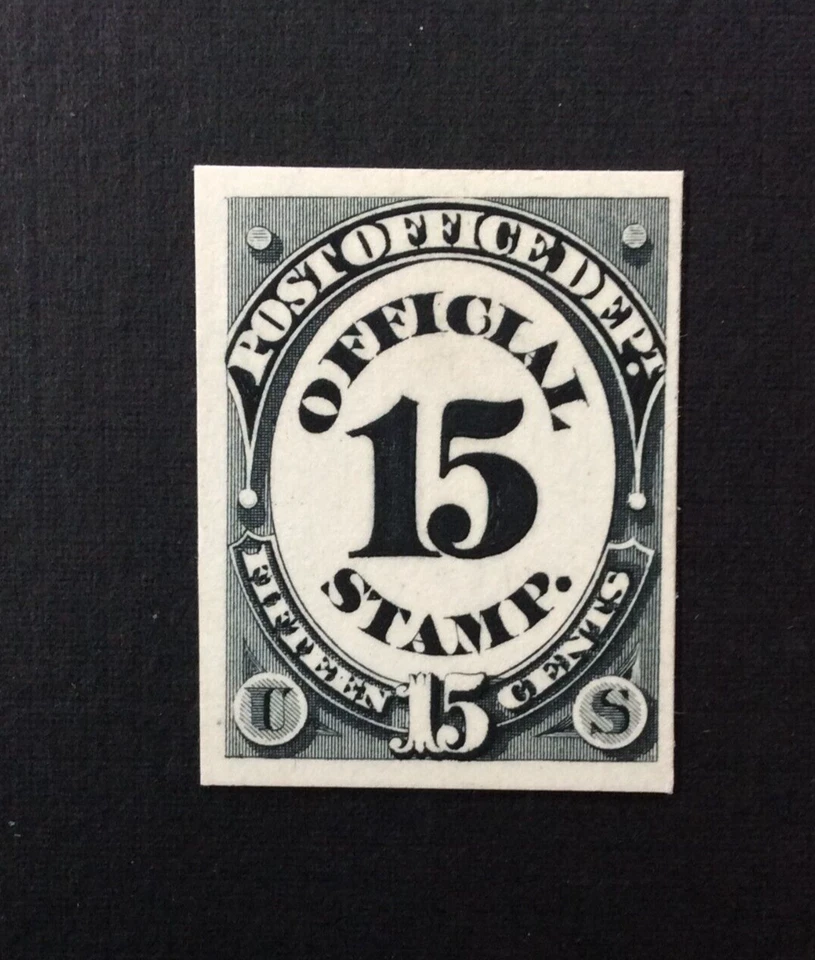 BroadviewStamps USA Proof #O53 on card.  MNH VF. - Image 1 of 2