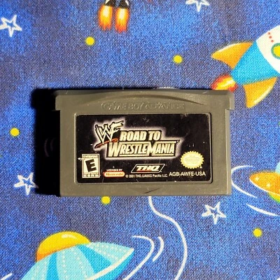 WWF Road to WrestleMania Nintendo Game Boy Advance 2001 GBA Authentic Tested - Image 1 of 4