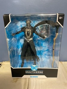 DC MULTIVERSE/McFARLANE NEKRON BLACKEST NIGHT VARIANT ACTION FIGURE MT BOX - Foto 1 di 3