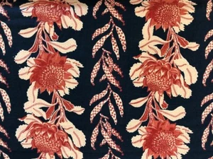 Blue Americana Linen Rustic Fabric - Picture 1 of 3