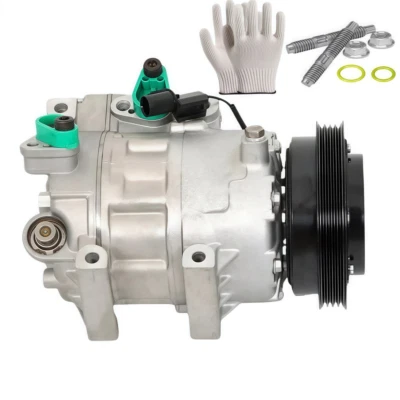 A/C Compressor Fits Hyundai Accent Dodge Attitude 1.6L 2007- 2009 2010 2011 new Foto 1 de 4