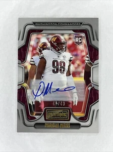 Phidarian Mathis Rookie Playbook Auto #/49 Washington Commanders - Picture 1 of 2