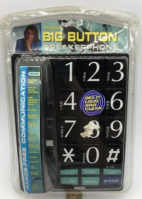 Sakar Botón Grande Perfecto Para Personas Mayores 10 Memoria Altavoz Teléfono Nuevo Foto 1 de 4