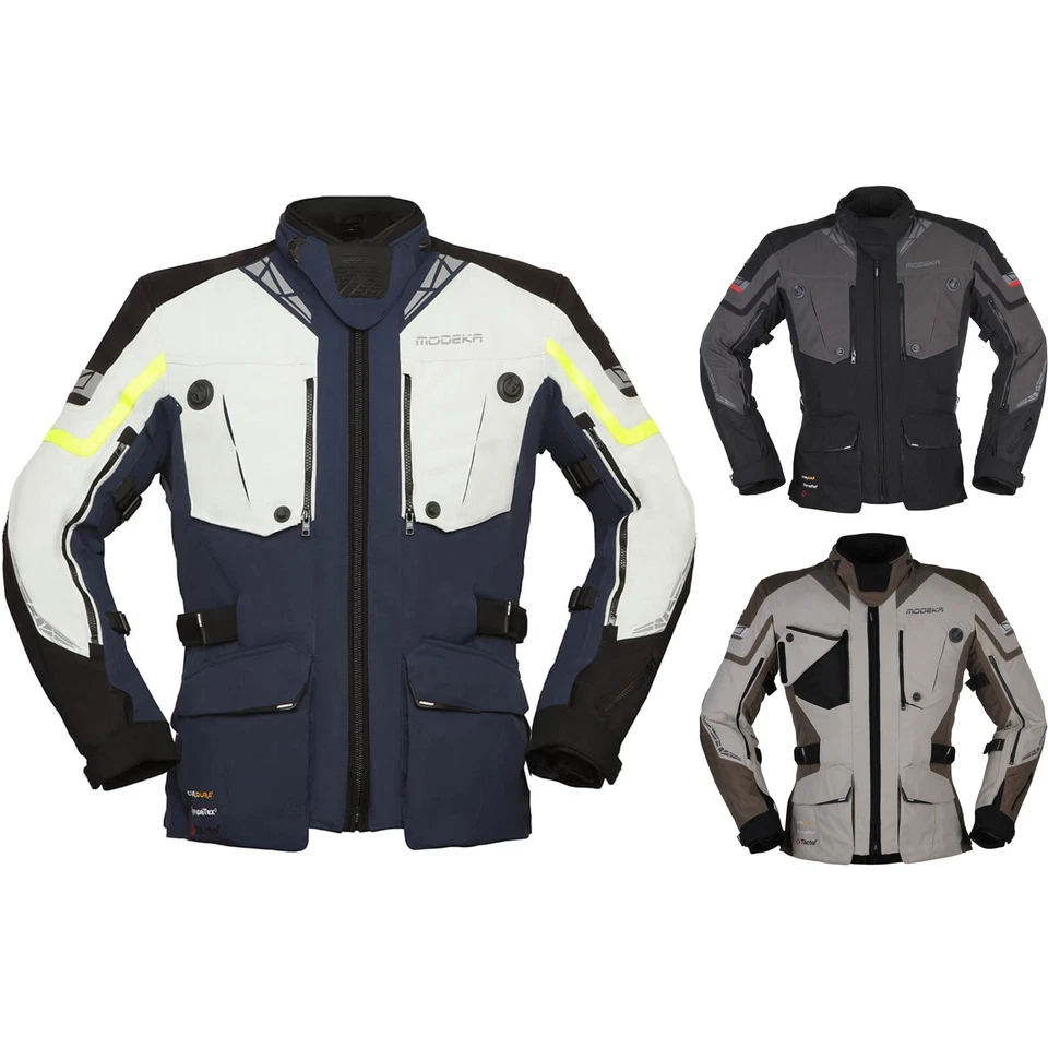 Modeka Panamericana II 2 Motorrad Jacke -  Herren Motorradjacke wasserdicht - Bild 1 von 1