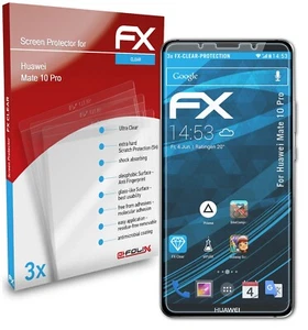 atFoliX 3x Película Protectora para Huawei Mate 10 Pro transparente - Imagen 1 de 9