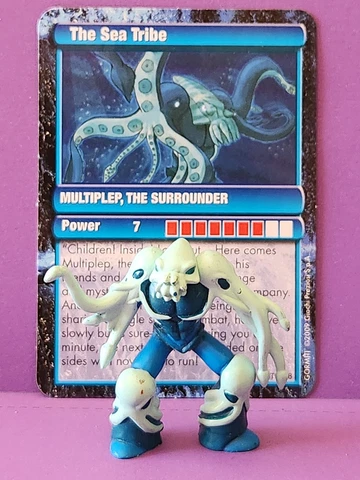GORMITI 2" Multiplep, The Surrounder Action Figure w/ Card Playmates Cover