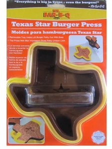 Original Mr. Bar-B-Q Texas Star Burger Press with Texas Star Imprint (94172X) - Picture 1 of 4