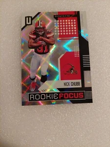 2018 Panini Rookie Focus Nick Chubb Rookie Card #RF-NC.  Mint! - Picture 1 of 2