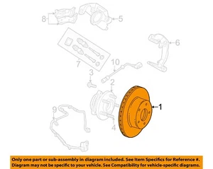 CHRYSLER OEM 99-04 Grand Cherokee Brake Components-Rotor 52098672 - Picture 1 of 2