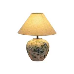 Ceramic retro living room bedroom bedside study decorative atmosphere desk lamps - Picture 1 of 15