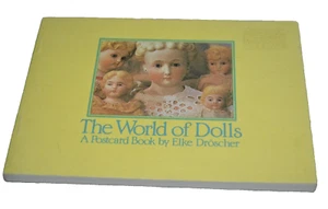 THE WORLD OF DOLLS Vintage 1985 POSTCARD BOOK Elke Droscher 30 Cards English - Picture 1 of 8