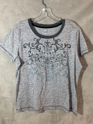 Camisa SB Active Mujer Talla Extra Grande Gris Manga Corta Ligera Foto 1 de 4