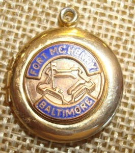 WWII Fort Mchenry Locket Home Front Patriotic - Picture 1 of 3