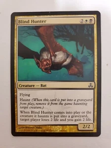 MTG Magic The Gathering Card Blind Hunter Creature Bat Black White Guildpact - Picture 1 of 2