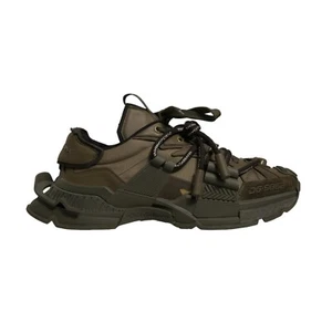 DOLCE & GABBANA Shoes Military Green Space Low Top Sneakers EU43 / US10 1460usd - Imagen 1 de 12