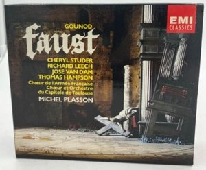 Gounod: Faust / Michel Plasson - 3 CD Box Set w/booklet - THIS ONE! - Foto 1 di 4