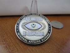NYPD IAB Internal Affairs Bureau Big Brother Is Watching Challenge Coin #362G