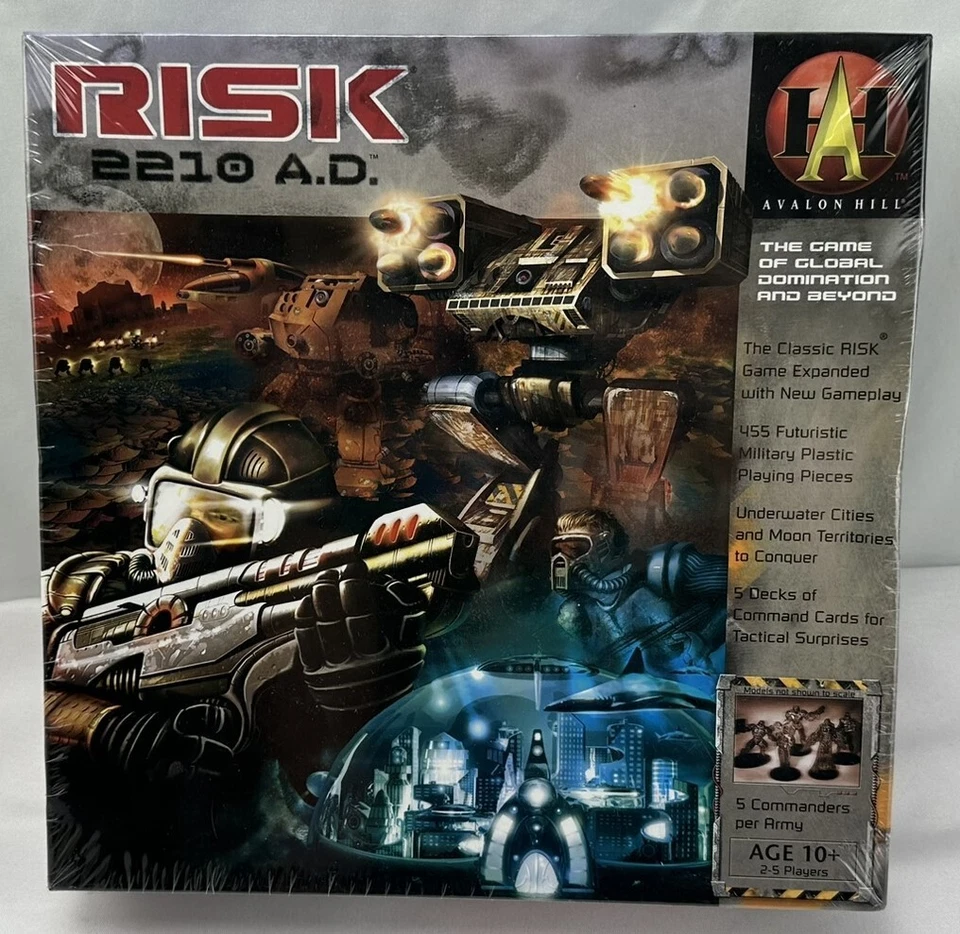 Avalon Hill Risk 2210 AD Board Game - 4099488