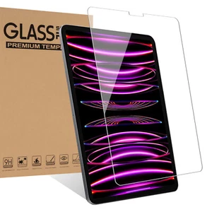 [HD/9H Hardness] Tempered Glass Screen Protector for iPad Pro 11"/12.9" M2 2022 - Picture 1 of 22