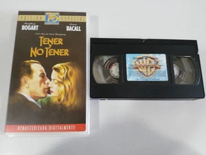 TENER Y NO TENER HUMPHREY BOGART LAUREN BACALL ERNEST HEMINGWAY VHS TAPE ESPAÑOL - Bild 1 von 3
