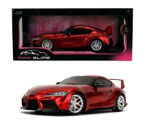 Jada Pink Slips Toyota GR Supra Mk5 Diecast Model 1:18 Metallic Red BNiSB! HTF! - Picture 1 of 17