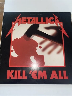 Metallica Kill ‘Em All Vinyl LP Elektra Records 1983 Good With Sleeve - Image 1 of 4