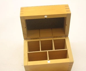 Testing Kit Wood Box for 3 Gold / Silver Testing Acids Stones & Needles - Imagen 1 de 7