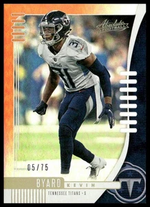 2019 Panini Absolute #34 Kevin Byard Orange Mosaic #/75 - Picture 1 of 2