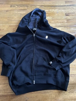 Auténtica sudadera con capucha Bape Metal One Point cremallera completa Foto 1 de 4