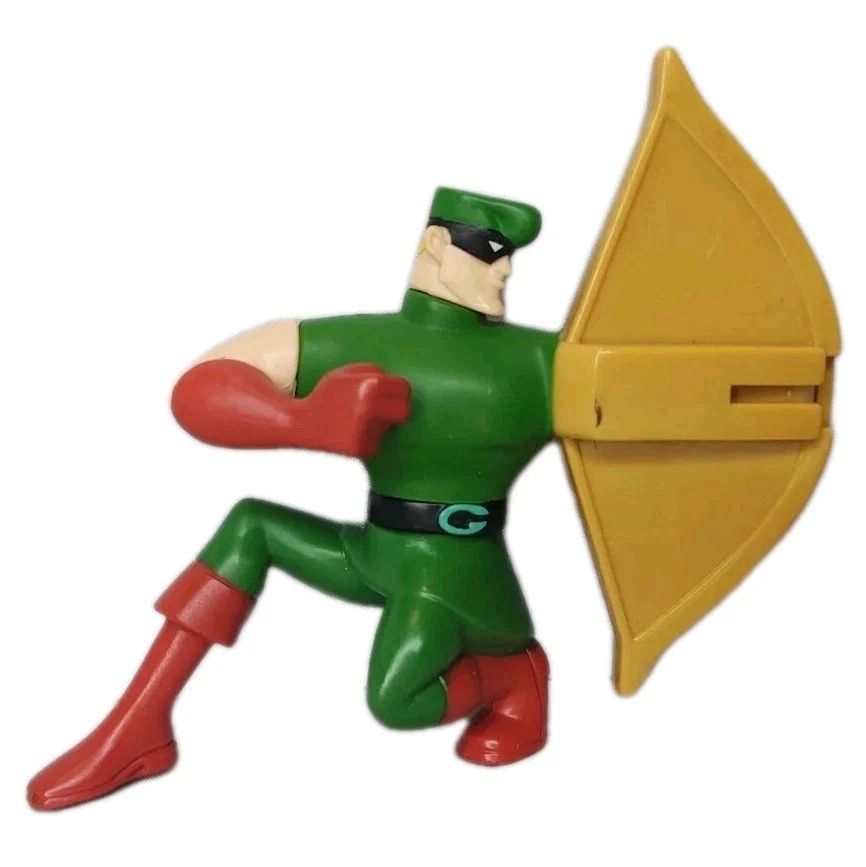 Figura Happy Meal Green Arrow McDonalds Toy 2010 DC Batman Brave and the Bold #7 Foto 1 de 4