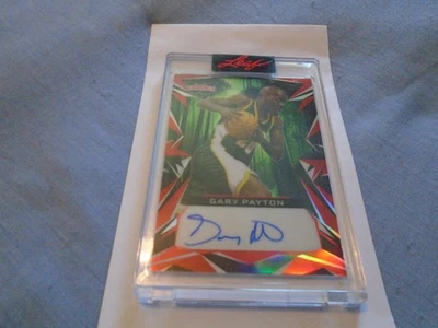 💥GARY PAYTON AUTO 2023💥HOJA VIBRACIÓN ESPECIAL ROJO/VERDE AUTOMÁTICO💥LE #2/2 SSP🔥🔥 Foto 1 de 2