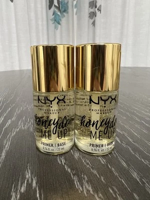 NYX Professional Makeup Honeydew Me Up Face Primer Base 0.74 fl.oz. 22ml New X2 - Image 1 of 4